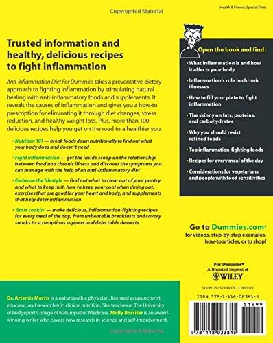 Anti-Inflammation Diet For Dummies by Artemis Morris