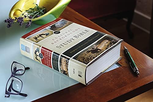 NIV, Cultural Backgrounds Study Bible (Context Changes Everything), Hardcover, Red Letter: Bringing to Life the Ancient World of Scripture by Zondervan