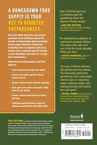 Survival Gardening: Grow Your Own Emergency Food Supply, from Seed to Root Cellar by Sam Coffman