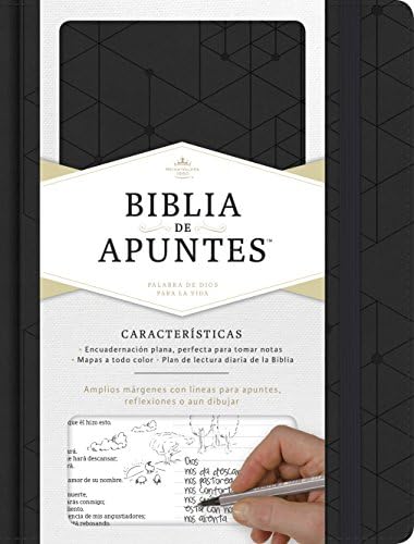 Biblia Reina Valera 1960 de apuntes azul, piel genuina y tela impresa | NoteTaking Bible RVR 1960 Blue, Genuine Leather, Cloth over Board (Spanish Edition) by B&H Español Editorial Staff