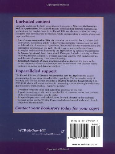 Discrete Mathematics and Its Applications by Kenneth H. Rosen