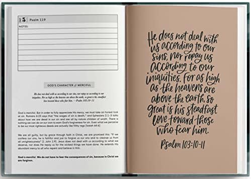 The Bible in a Year: A Guided Bible Study Reading Plan to Read the Bible in 52 Weeks (Premium Hardcover Keepsake Edition) by Lauren Ibach
