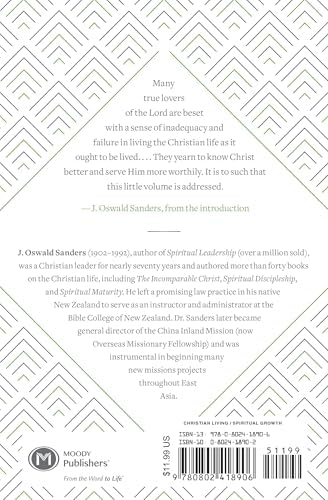 Cultivation of Christian Character by J Oswald Sanders