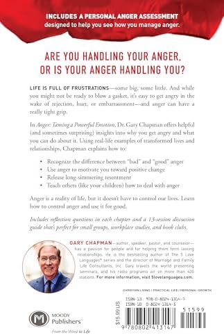 Anger: Taming a Powerful Emotion by Gary Chapman