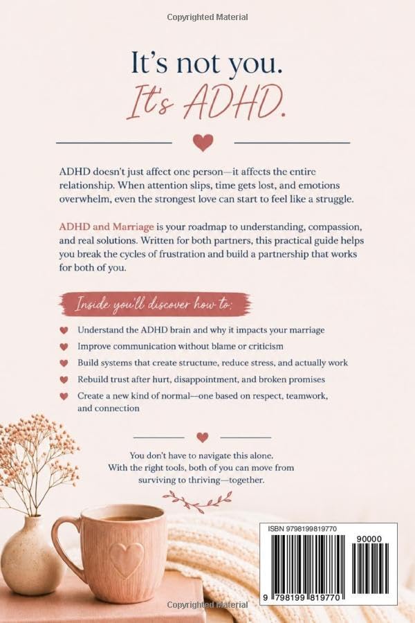 ADHD and Marriage: How to Rebuild Trust, Restore Connection, and Build a Partnership That Works for Both of You (Marriage & Relationship Survival Guide Series) by Dave Nivel
