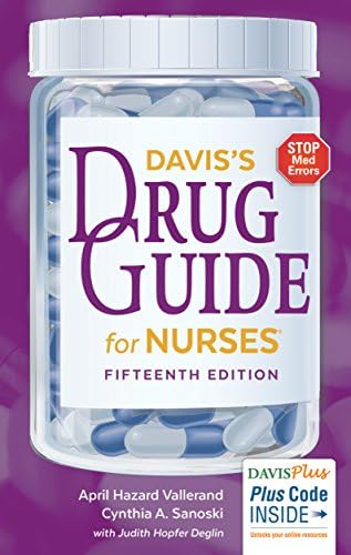 Davis's Drug Guide for Nurses by April Hazard Vallerand PhD RN FAAN