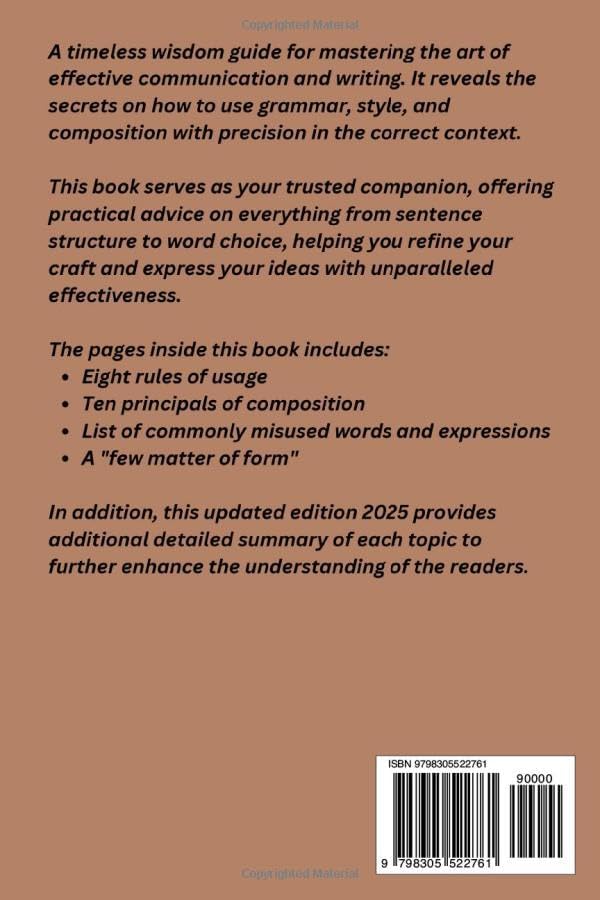 The Elements of Style: 2025 New Edition by William Strunk Jr.