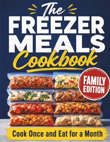 The Freezer Meals Cookbook: Cook Once and Eat for a Month with Easy Dump-and-Go Recipes for Stress-Free Family Dinners | Save Money. Save Time. Eat Healthy by Christine Brooks