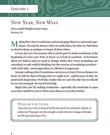 Wisdom for Each Day (Large Text Leathersoft): Daily Devotions to Guide Your Life and Grow Your Faith (A 365-Day Devotional) by Billy Graham