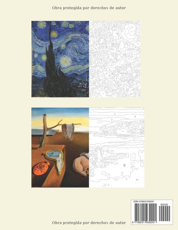 ColoreArte: Pintar por números obras de arte (Spanish Edition) by L. G. V