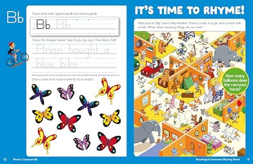 Summer Big Fun Workbook Bridging Grades K & 1: First Grade Prep Workbook, Kindergarten to 1st Grade Summer Learning with Letters, Reading, Writing, Math and More (Highlights Summer Learning) by Highlights Learning