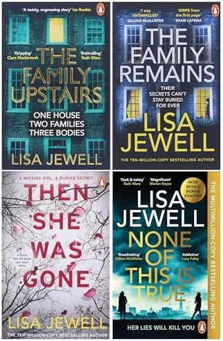 Lisa Jewell 4 Books Collection Set (None Of This Is True, The Family Upstairs, The Family Remains & Then She Was Gone) by Lisa Jewell