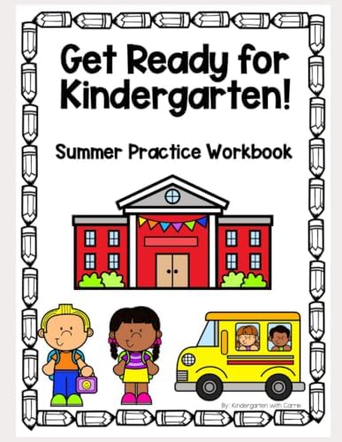 Kindergarten Readiness Workbook | Pre-K to K Skills: Phonics, Writing, Math, Phonemic Awareness: Kindergarten Preparation Workbook by Carrie Wolf