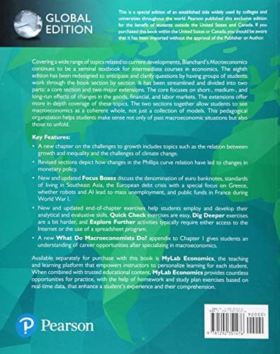 Macroeconomics, Global Edition by Olivier Blanchard