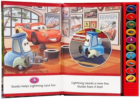 Disney Pixar Cars - I'm Ready to Read with Lightning McQueen - Play-a-Sound - PI Kids by Pi Kids