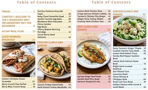 The 5-Ingredient Anti-Inflammatory Cookbook: The Stress-Free Meal Plan to Ease Inflammation, Support Healthy Weight, and Feel Great After 40 by Marianne Greene