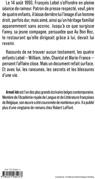 Le Testament du Diable by Armel Job