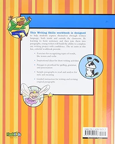 Writing Skills: Grade 1 (Flash Kids Harcourt Family Learning) by Flash Kids