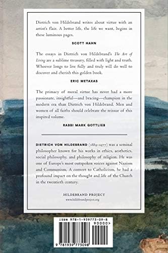 The Art of Living by Dietrich von Hildebrand