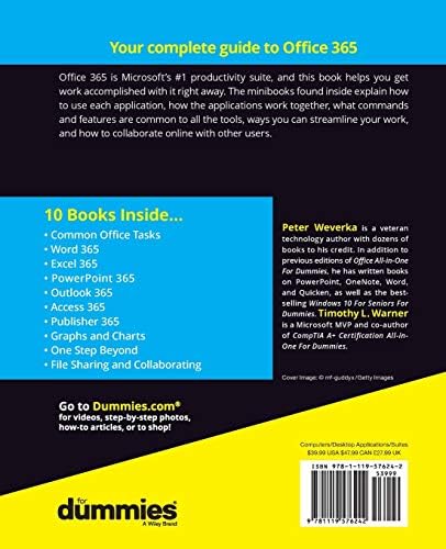 Office 365 All-in-One for Dummies (For Dummies (Computer/Tech)) by Peter Weverka