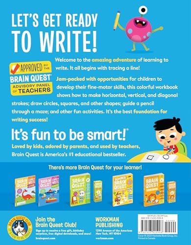Brain Quest Learn to Write: Pen Control, Tracing, Shapes, and More by Workman Publishing