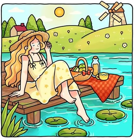 Soft Life: Cozy & Calming Coloring Book for Adults and Teens Featuring Gentle Daily Moments and Simple Joys (Girl Theme Coloring Book) by Vivi Tinta