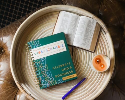 Celebrate God's Goodness: Devotional Word Scramble Book (70 Daily Devotions and Word Scrambles to Refresh Your Spirit) – The Perfect Gift for Christian Women (Faith Inspired Creativity) by DaySpring