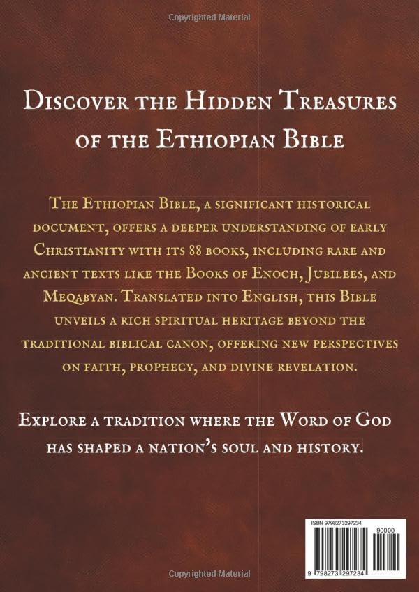 The Complete Ethiopian Bible in English - Original version - 88 Books (Comfort Print): The Complete Encyclopedia, Including The Missing ... Jubilees, Meqabyan And The Lost Writings. by and Anonymous