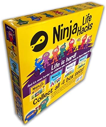 Ninja Life Hacks Emotions and Feelings 8 Book Box Set (Books 1-8: Angry, Inventor, Positive, Lazy, Helpful, Earth, Grumpy, Kind) by Mary Nhin