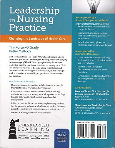 Leadership in Nursing Practice: . by Tim Porter-O'Grady