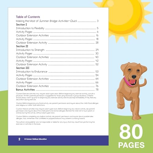 Summer Bridge Activities Quick Preschool to Kindergarten Workbook, PreK & K Toddler Activity Book With Phonics, Math, Fitness, Early Learning Skills, and Handwriting Practice by Summer Bridge Activities