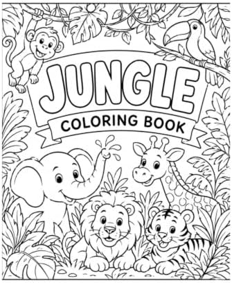 Going to the Jungle Coloring Bool by Ivy Carver