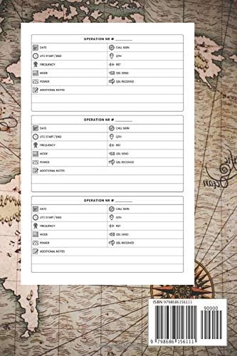 Amateur radio logbook: Logbook for amateur radio operators|Amateur radio operator station log book |ham radio gifts for men|ham radio log ... notebook|gifts for ham radio operators by Alice Stokes