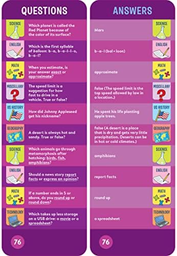 Brain Quest 4th Grade Smart Cards Revised 5th Edition (Brain Quest Smart Cards) by Workman Publishing