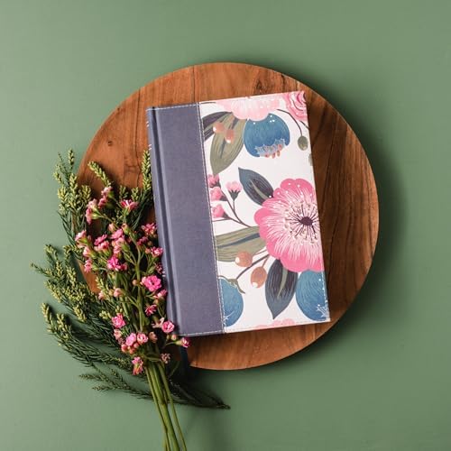 NIV, The Woman's Study Bible, Cloth over Board, Blue Floral, Full-Color, Red Letter: Receiving God's Truth for Balance, Hope, and Transformation by Thomas Nelson