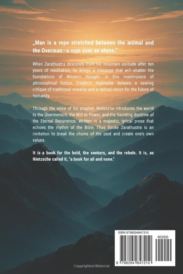 Thus Spoke Zarathustra: A Book for all and none by Friedrich Nietzsche