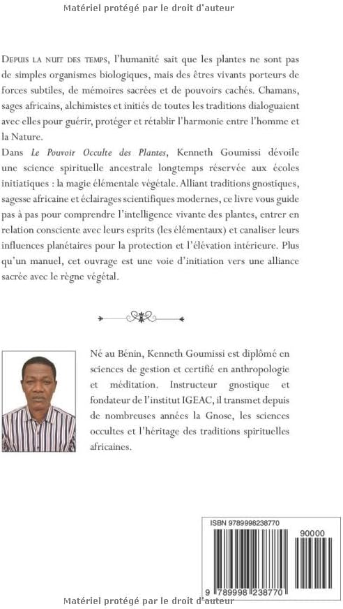 Le Pouvoir Occulte des Plantes: Influences Planétaires des Élémentaux Végétaux (French Edition) by Kenneth Goumissi