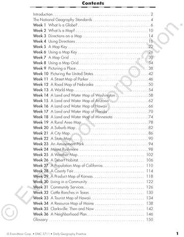 Evan-Moor Daily Geography Practice, Grade 2, Homeschooling and Classroom Resource Workbook, Reproducible Worksheets, Teaching Edition, USA, World, Continents, Oceans, Countries by Evan-Moor Educational Publishers