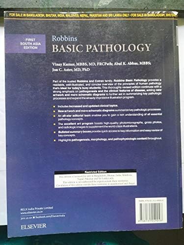 Robbins and Kumar Basic Pathology: First South Asia Edition by Vinay Kumar