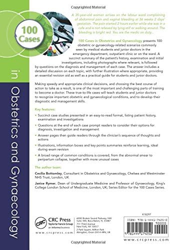 100 Cases in Obstetrics and Gynaecology by Cecilia Bottomley