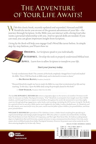 Living By the Book: The Art and Science of Reading the Bible by Howard G Hendricks