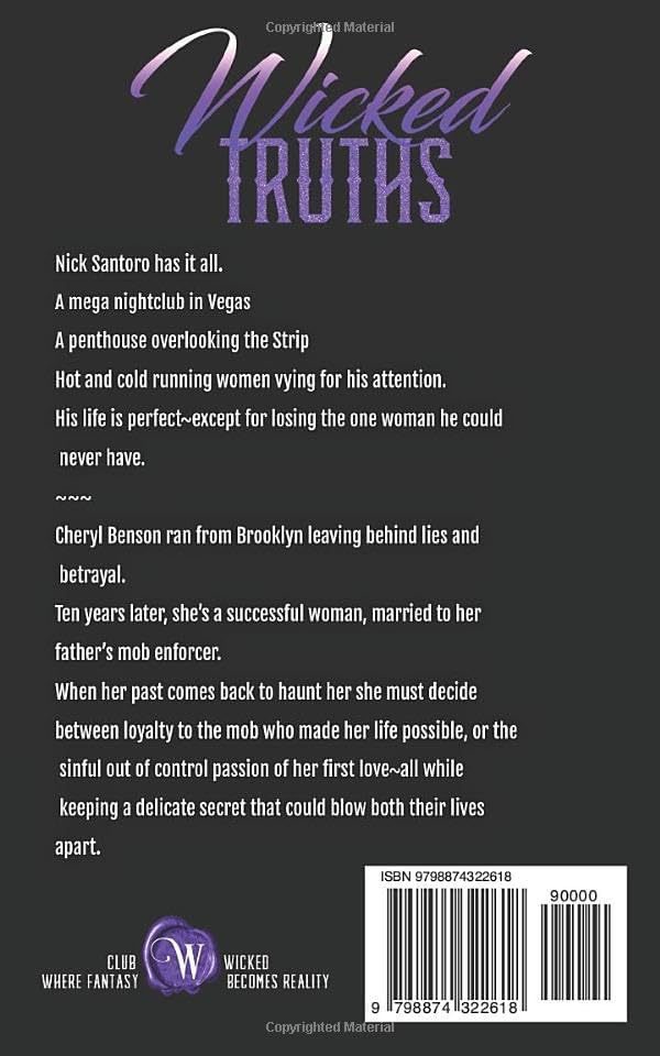 Wicked Truths/Duet Book 2 (Club Wicked Book 4): Dark Mafia Romance/ Second Chance Romance by Barbara Nolan