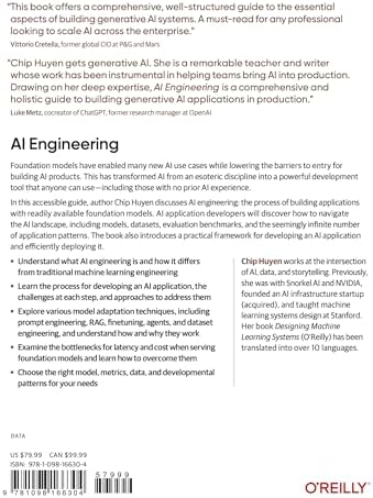 AI Engineering: Building Applications with Foundation Models by Chip Huyen