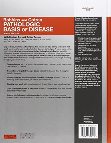 Robbins & Cotran Pathologic Basis of Disease (Robbins Pathology) by Vinay Kumar MBBS MD FRCPath