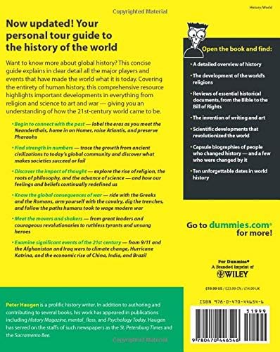 World History For Dummies, 2nd Edition (For Dummies Series) by Peter Haugen