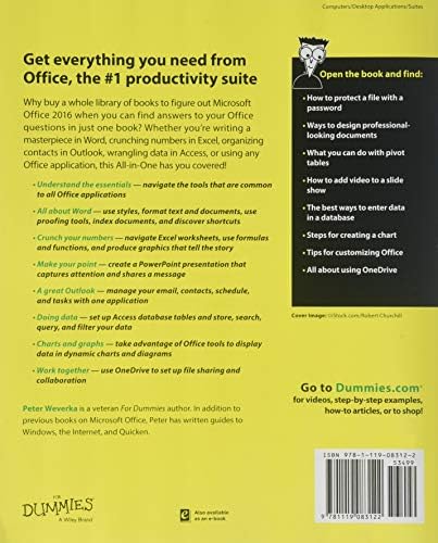 Office 2016 All-in-One For Dummies by Peter Weverka