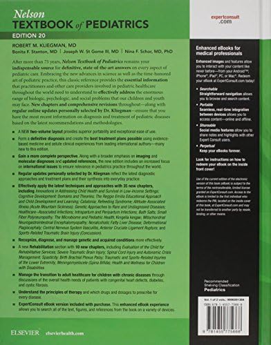 Nelson Textbook of Pediatrics, 2-Volume Set by Robert Kliegman MD