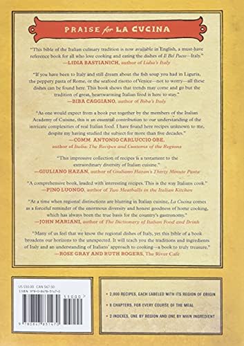 La Cucina: The Regional Cooking of Italy by The Italian Academy of Cuisine