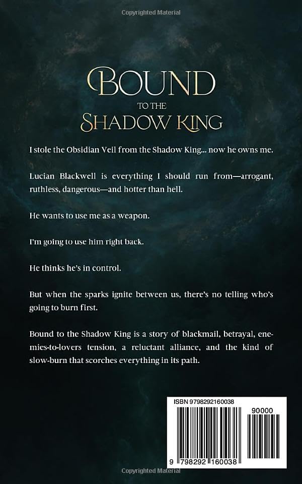 Bound to the Shadow King: An Enemies to Lovers Forced Proximity Romantasy (The Dark Realm Series) by Ruby Vale