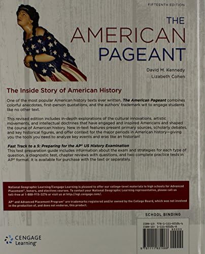 The American Pageant: A History of the American People, AP Edition by David M. Kennedy